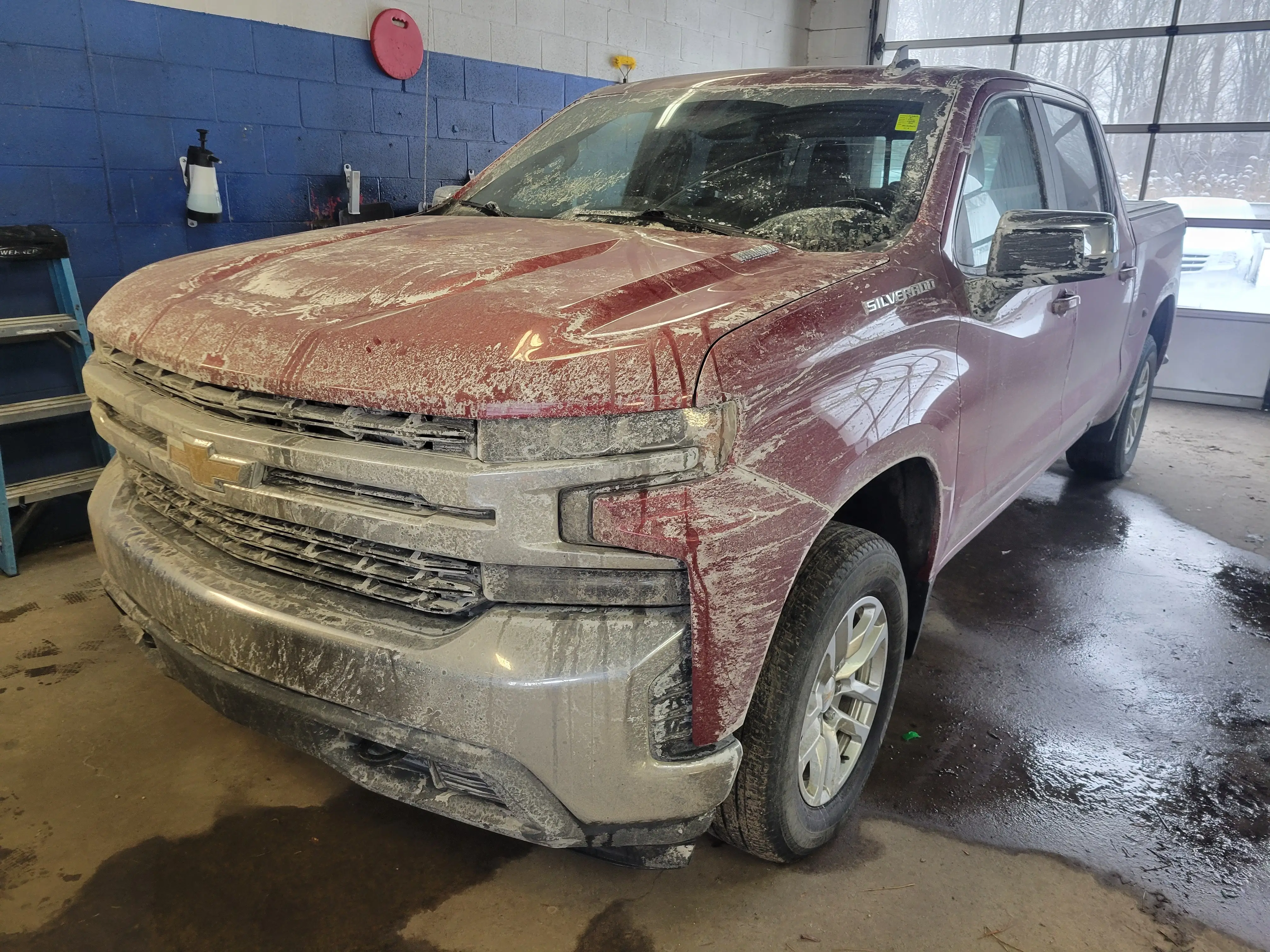 Chevrolet Silverado before detailing at Fast Track Detailing Solutions in Oakland County, Michigan